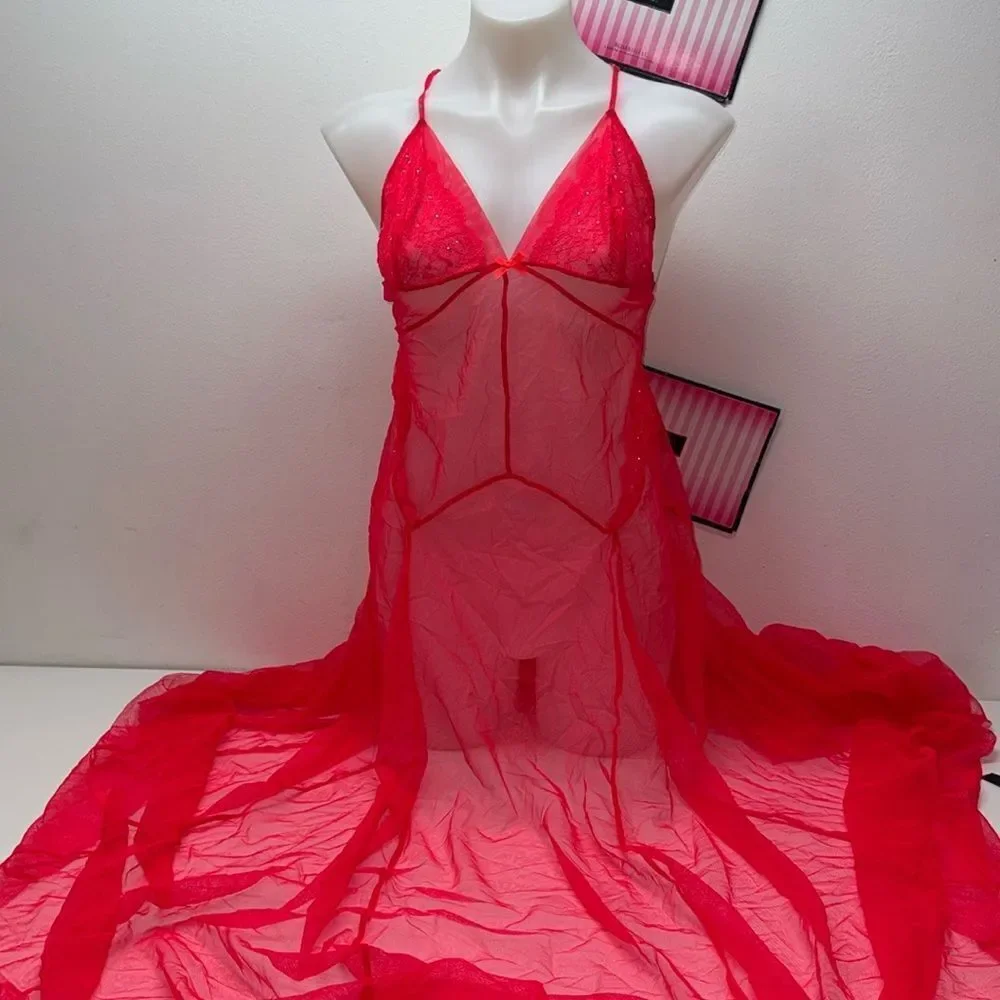 🔥Victoria’s Secret  lingerie maxy dress  sz Large New 10/14